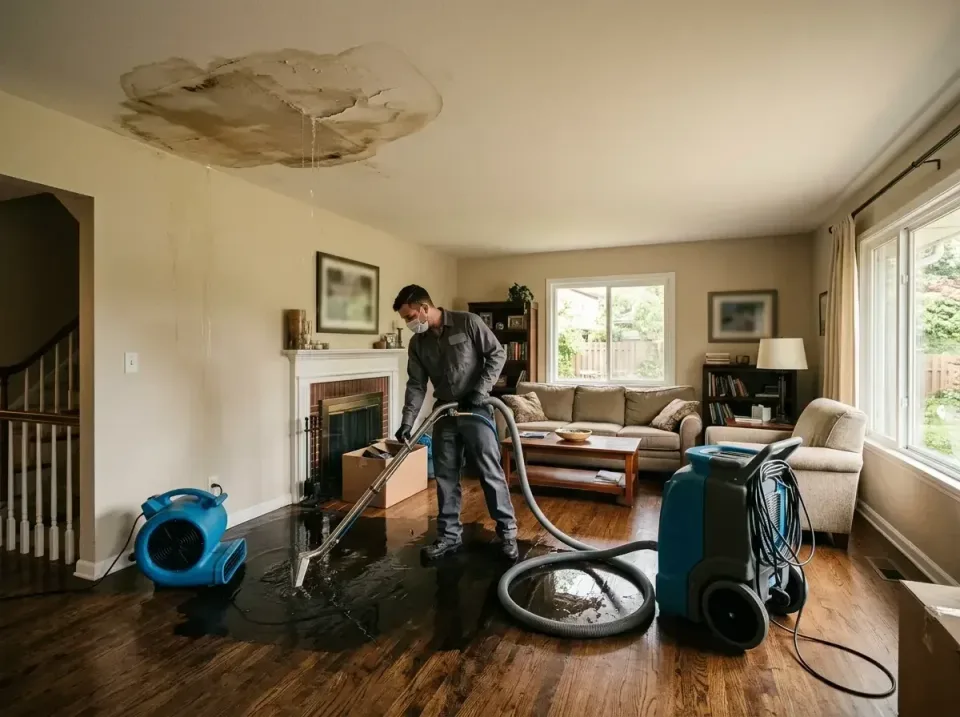 attic-pipe-burst-ceiling-drip-008 — frequently asked questions, Water Damage Restoration & Carpet Care in Trucksville, PA